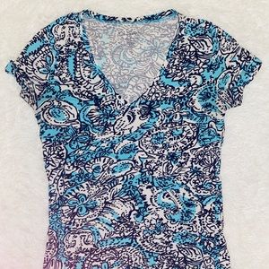 lilly pulitzer v neck top